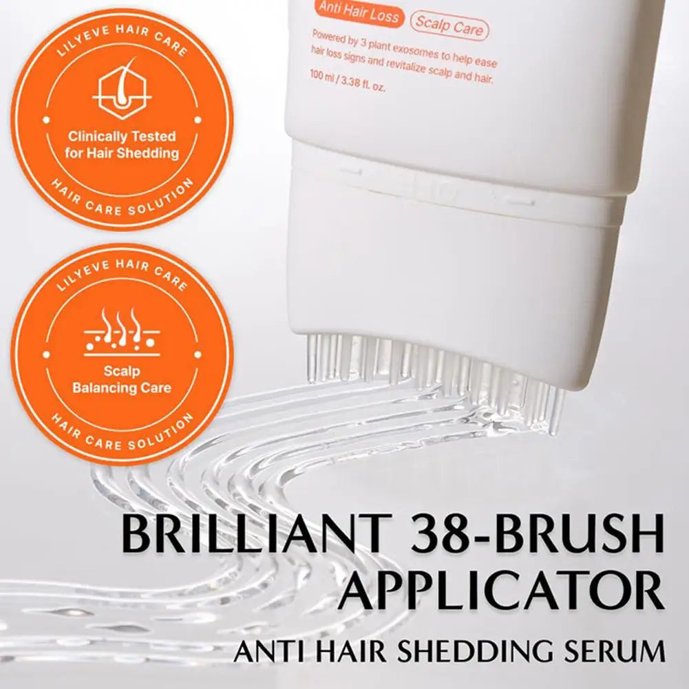 Scalp Care Serum Built-in Massager Brush Soothe Nourish Hair Follicles Promote Hair Growth Reduce Hair Loss Repair Damaged Hair